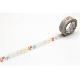 mt Masking Tape Online Limited Edition 2021 Vol. 2 [MT01N122] "Embroidery Spring Flowers"